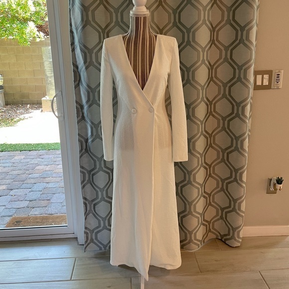 Naked Wardrobe Long Sleeve Full Length Jacket Dress